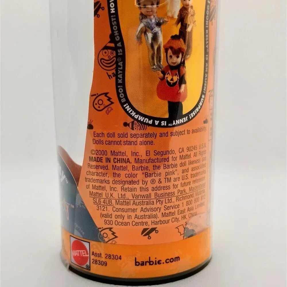 Barbie Kelly Halloween Party Tommy as Cowboy Doll 2000 Mattel SEALED NIB